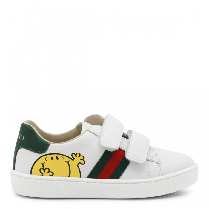 WHITE LEATHER SNEAKERS