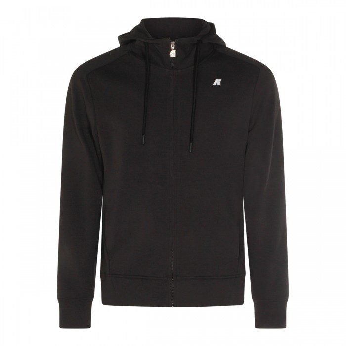 BLACK COTTON SWEATSHIRT