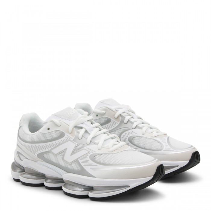 WHITE AND SILVER 2000 SNEAKERS 2