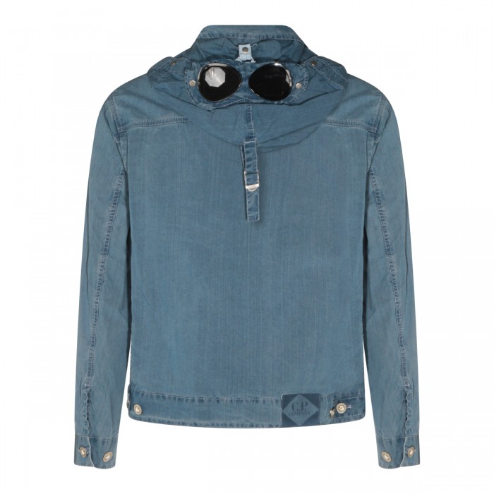 BLUE COTTON CASUAL JACKET 2