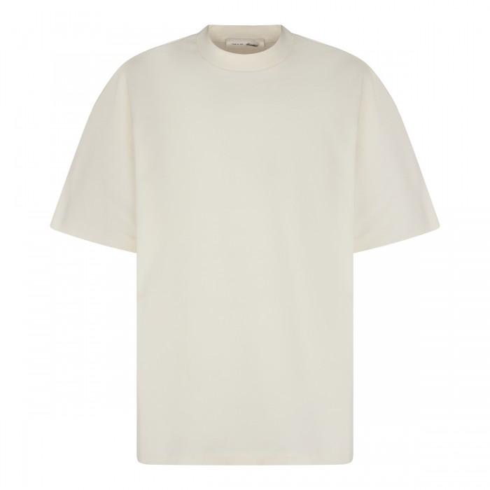 WHITE COTTON T-SHIRT