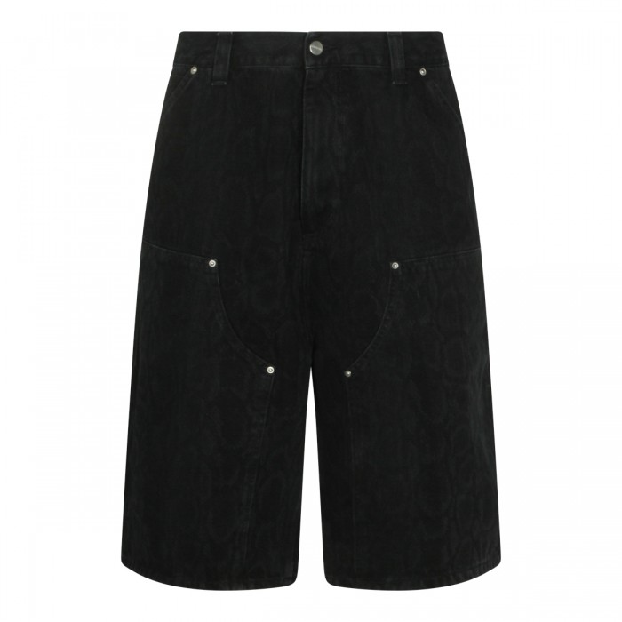 BLACK COTTON SHORTS