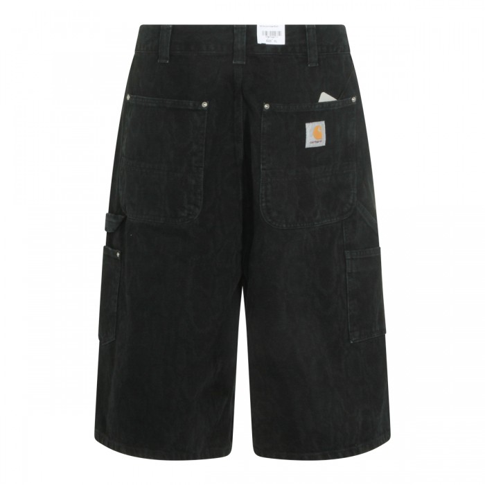 BLACK COTTON SHORTS 2