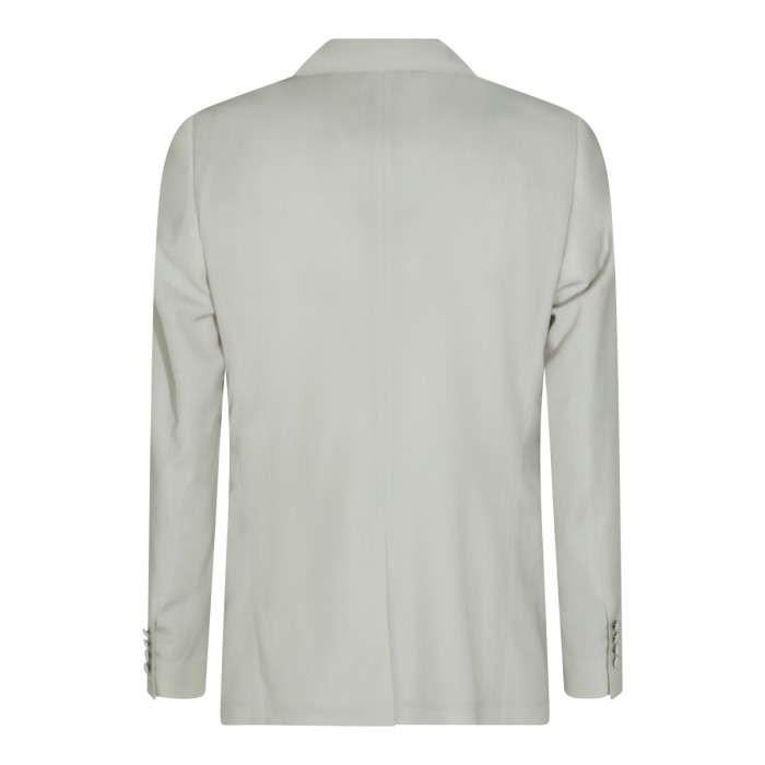 WHITE WOOL BLAZER 2