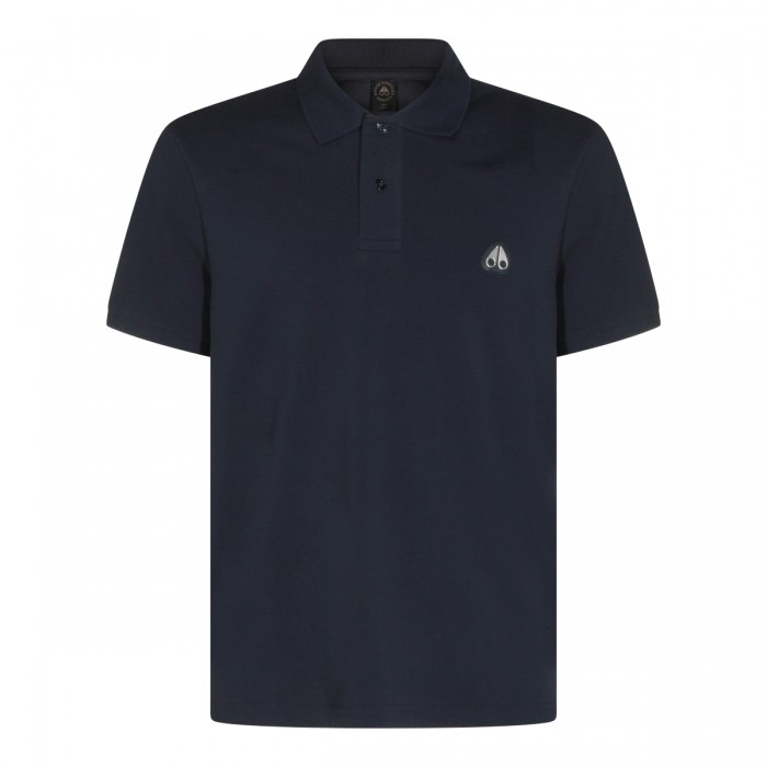 DARK BLUE COTTON POLO SHIRT