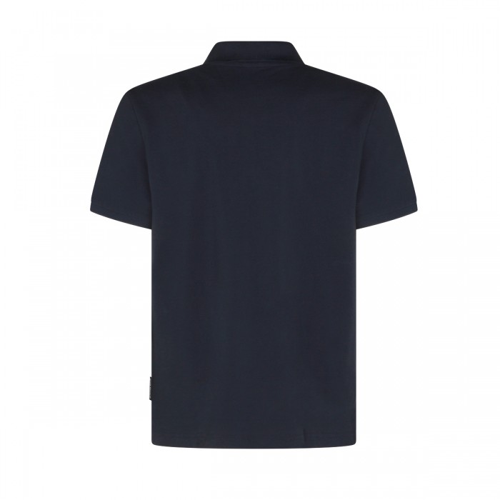 DARK BLUE COTTON POLO SHIRT 2