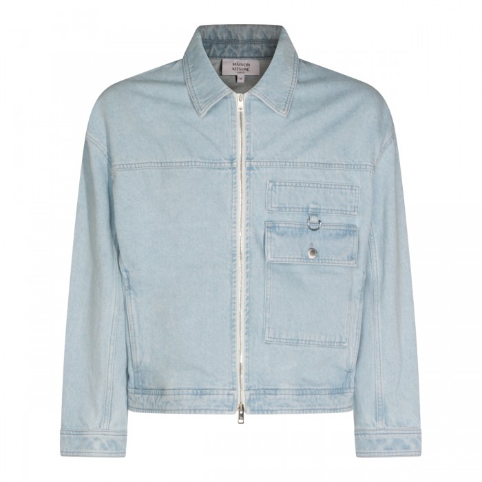BLUE COTTON DENIM JACKET