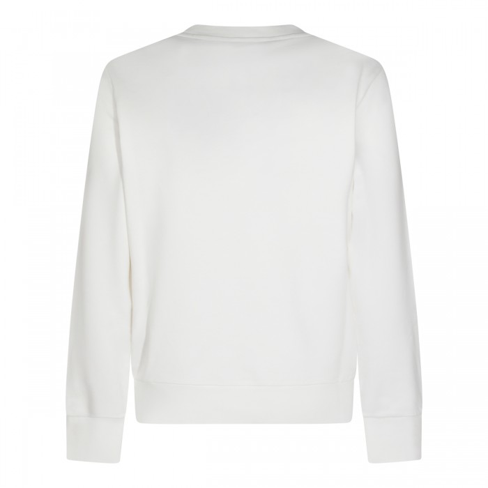 WHITE COTTON SWEATSHIRT 2