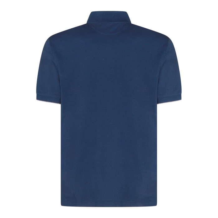 BLUE COTTON POLO SHIRT 2