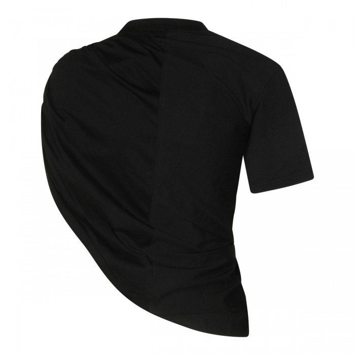 BLACK COTTON STRETCH TOP 2