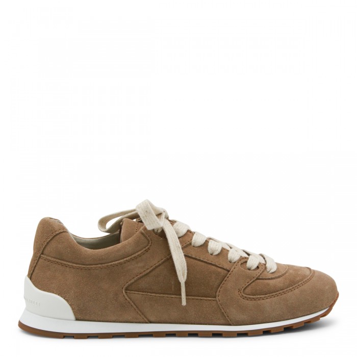 BROWN SUEDE SNEAKERS