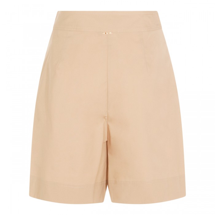 BEIGE COTTON SHORTS 2