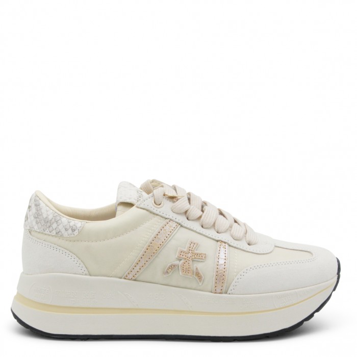 WHITE LEATHER BETHCOIN...