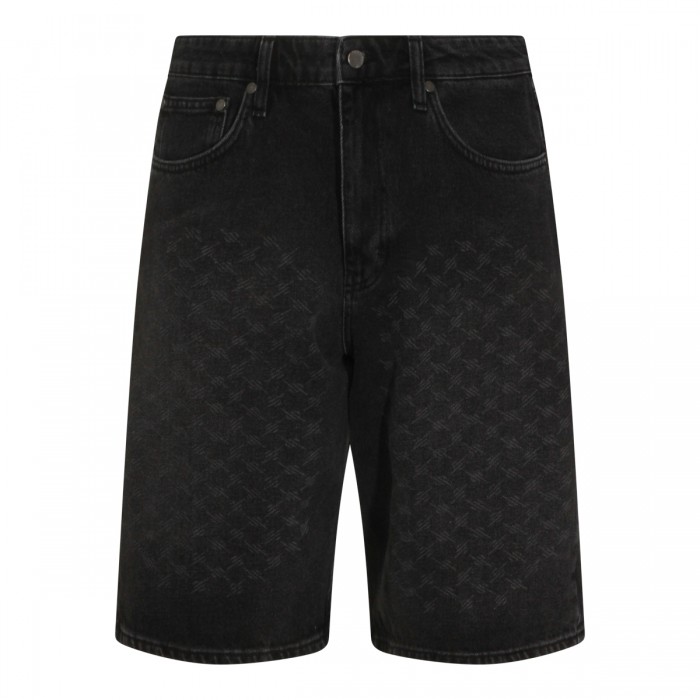 BLACK COTTON SHORTS