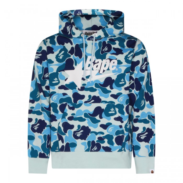 BLUE COTTON SWEATSHIRT