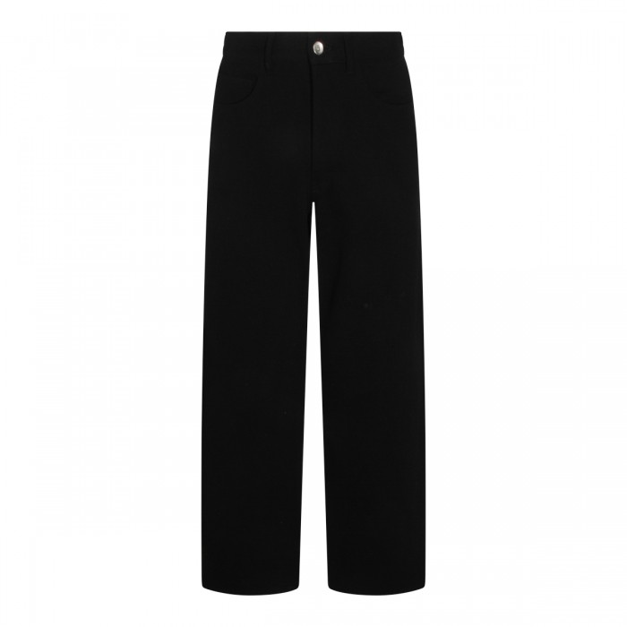 BLACK SILK PANT