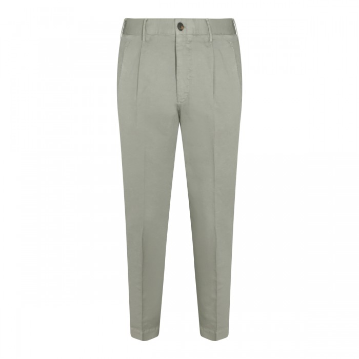LIGHT GREEN COTTON PANTS
