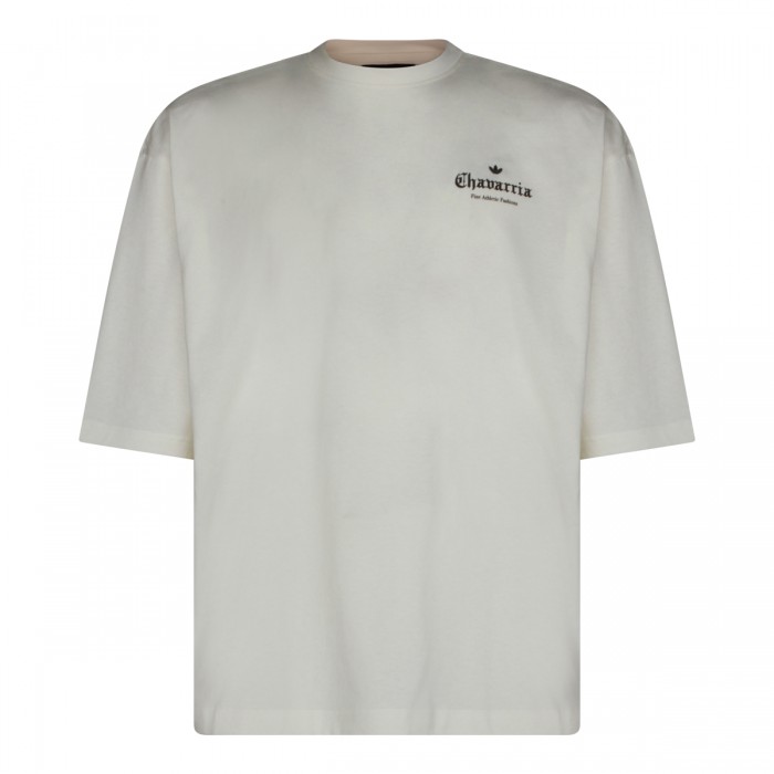 WHITE COTTON T-SHIRT