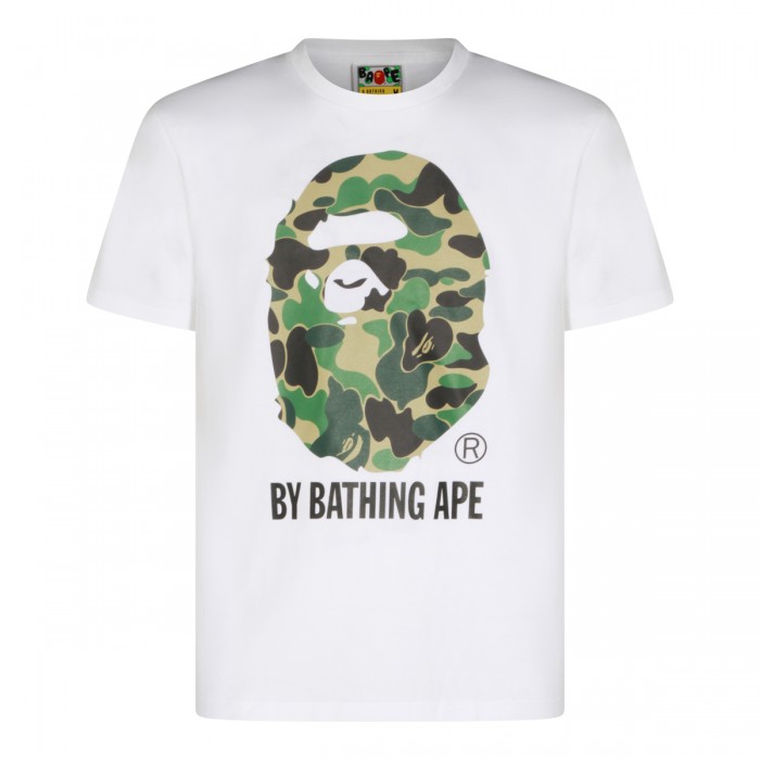 WHITE COTTON T-SHIRT