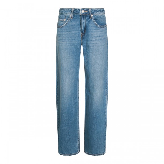 LIGHT BLUE COTTON JEANS