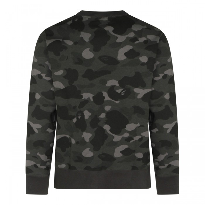 BLACK COTTON SWEATSHIRT 2