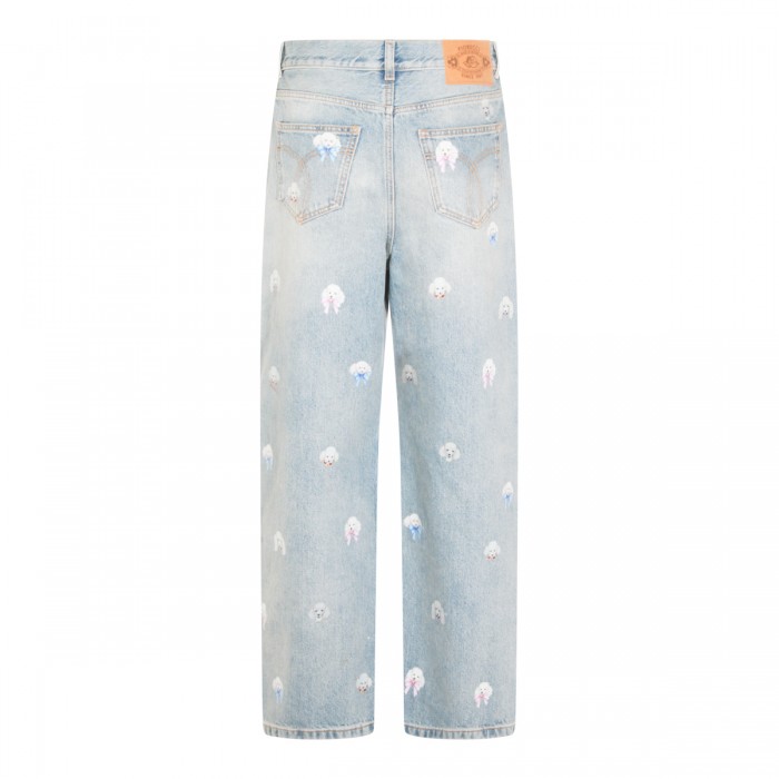 LIGHT BLUE COTTON JEANS 2
