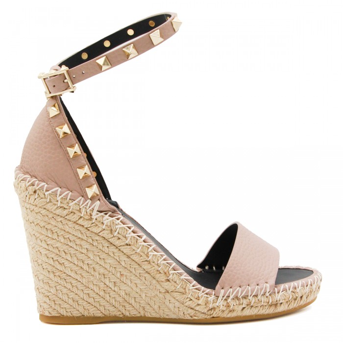 BEIGE LEATHER SANDALS