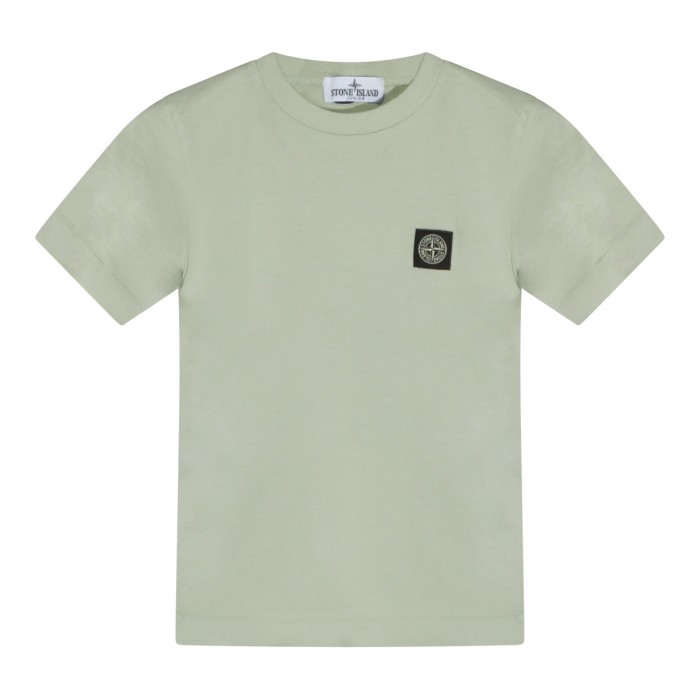 GREEN COTTON T-SHIRT