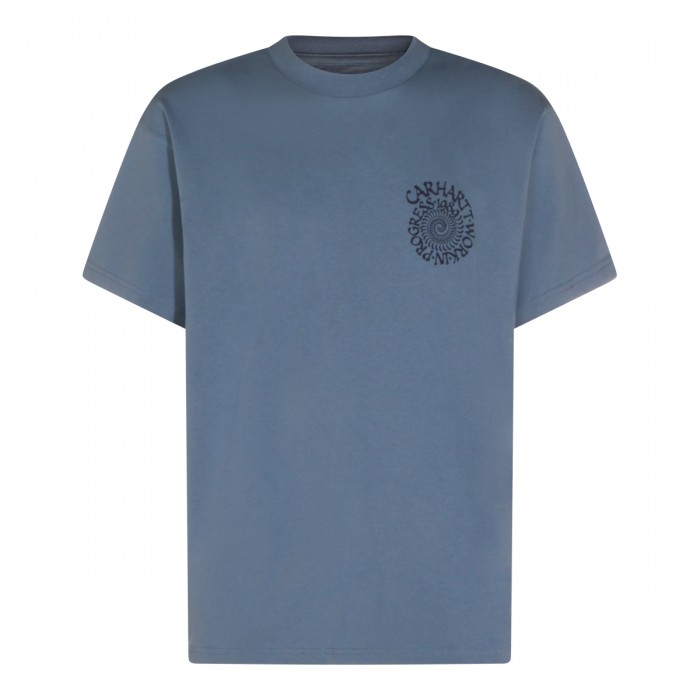 LIGHT BLUE COTTON T-SHIRT