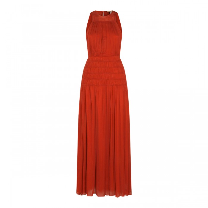 DARK RED MAXI DRESS