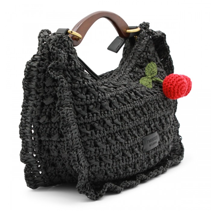 BLACK TOP HANDLE BAG 2