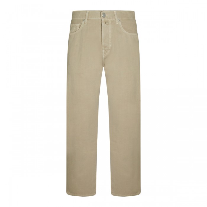 LIGHT BEIGE COTTON EDO JEANS