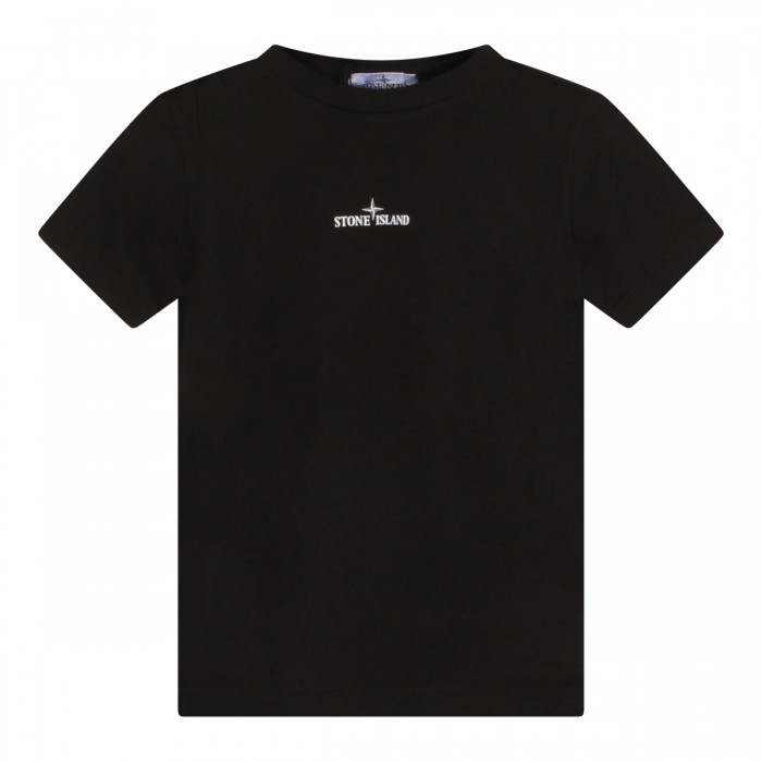 BLACK COTTON T-SHIRT