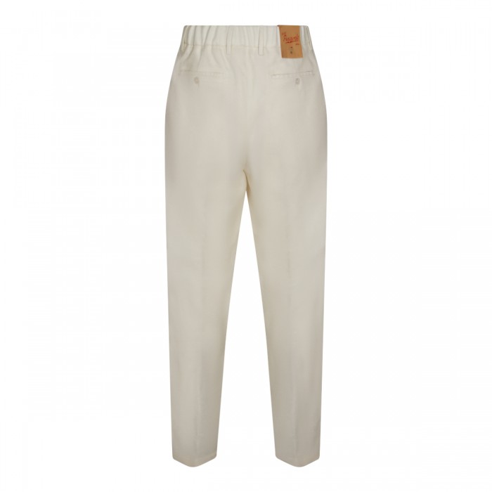 WHITE WOOL PANTS 2