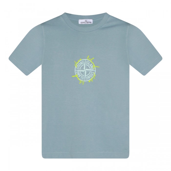 LIGHT BLUE COTTON T-SHIRT