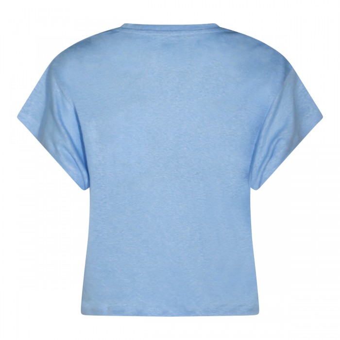 LIGHT BLUE LINEN T-SHIRT 2