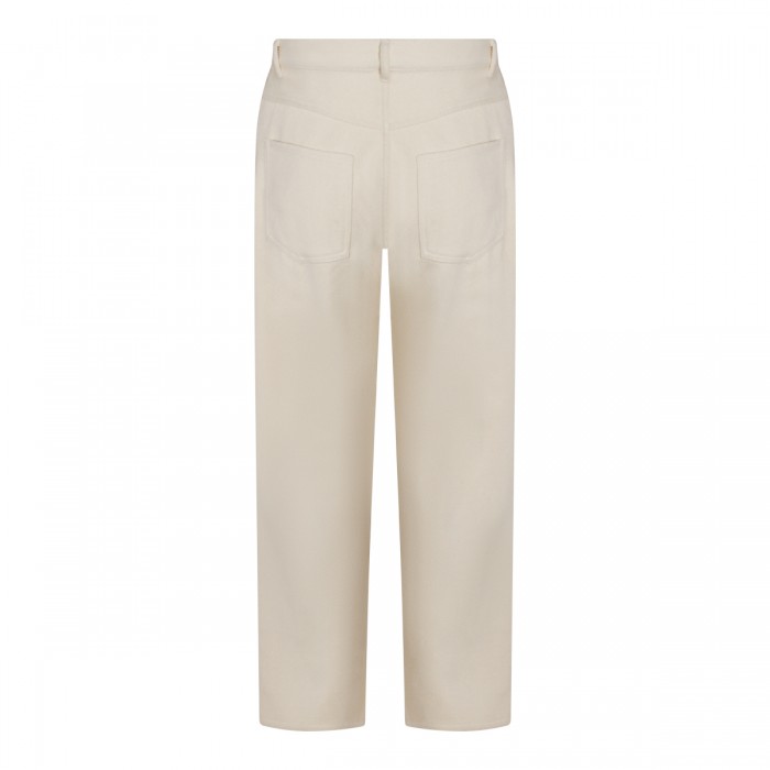 IVORY SILK PANT 2