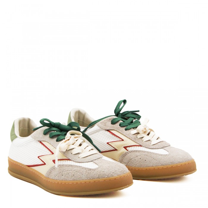 WHITE AND GREEN LEATHER... 2