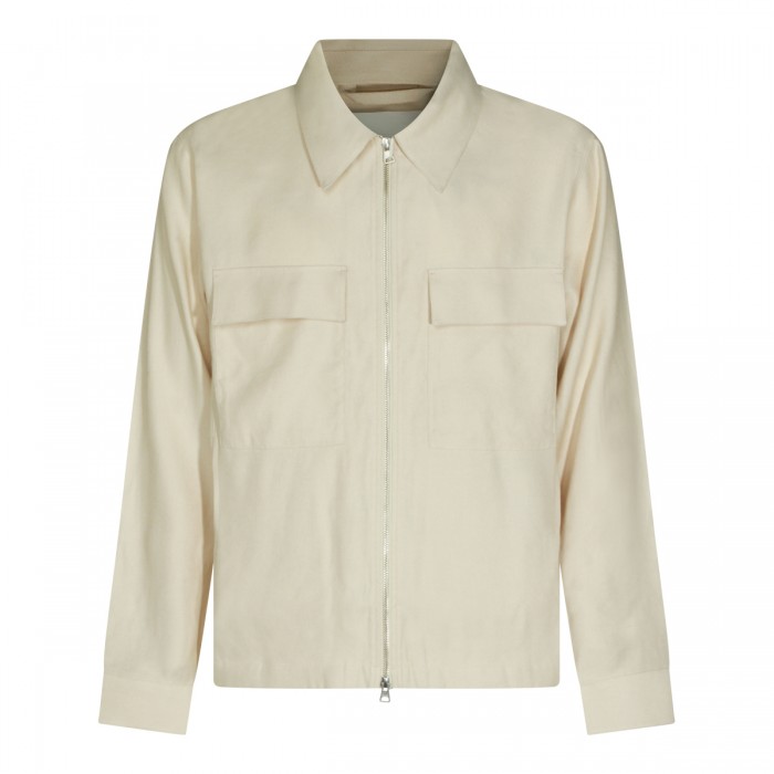 IVORY VISCOSE LINEN BLEND...