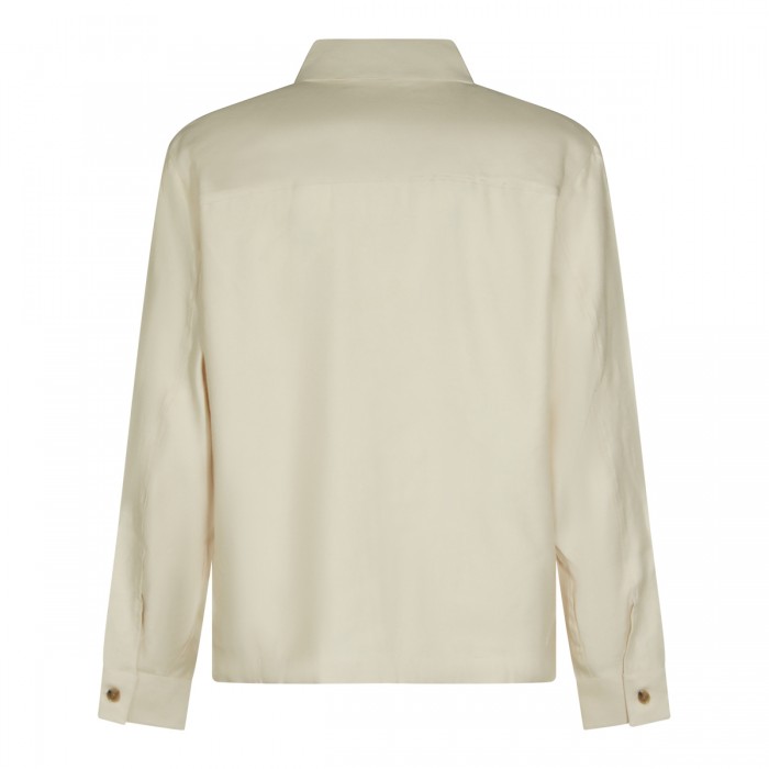 IVORY VISCOSE LINEN BLEND... 2