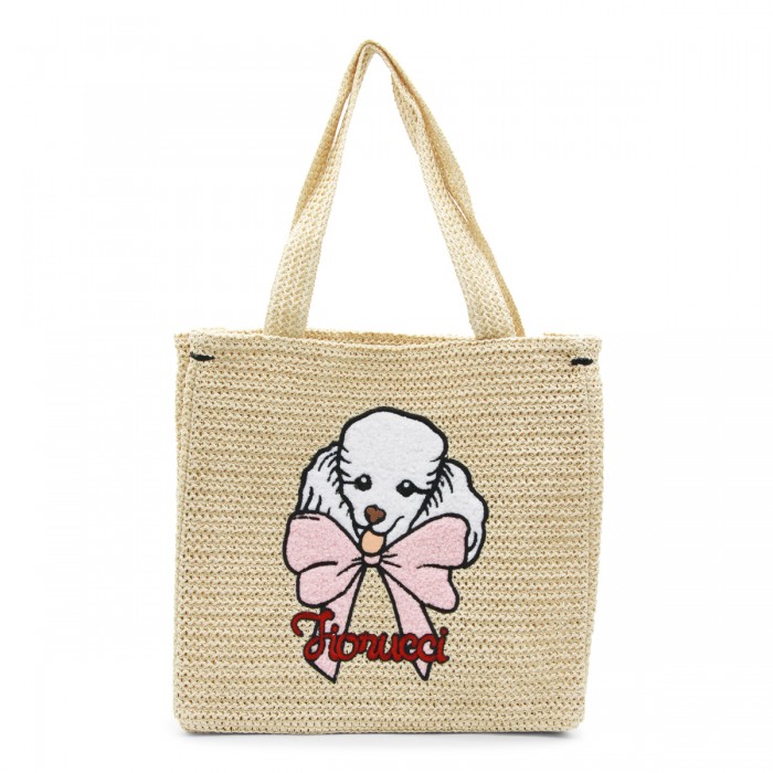 BEIGE COTTON TOTE