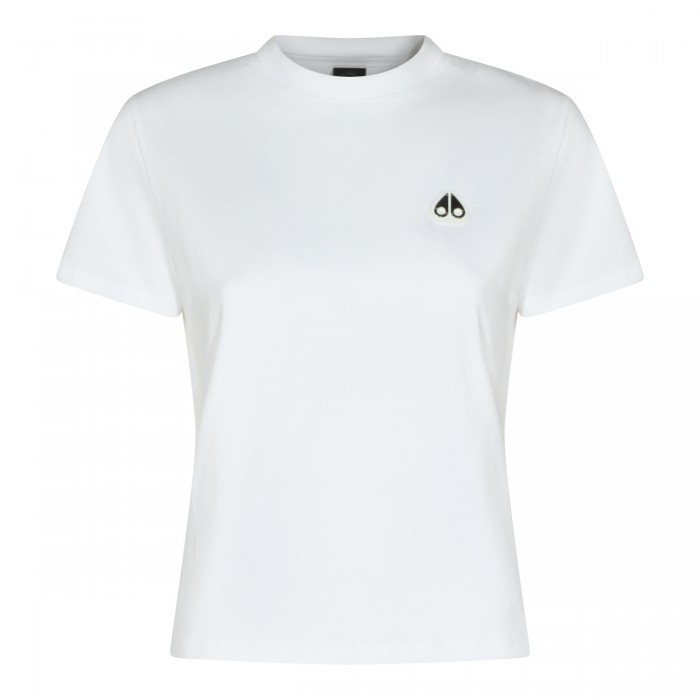 WHITE COTTON T-SHIRT