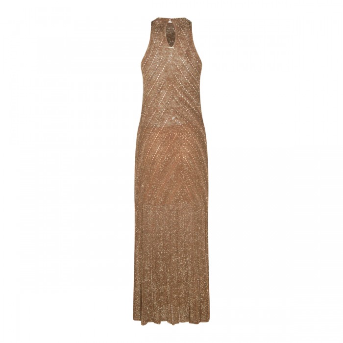 BROWN MAXI DRESS 2