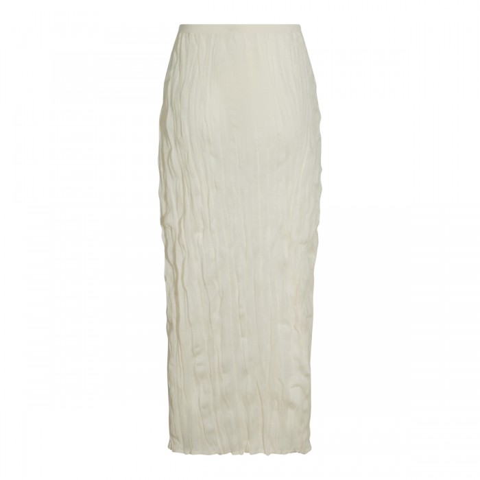 WHITE MIDI SKIRT 2