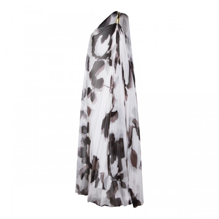 WHITE AND BLACK FUGGITO DRESS