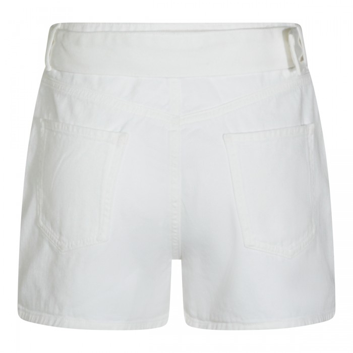 WHITE COTTON SHORTS 2