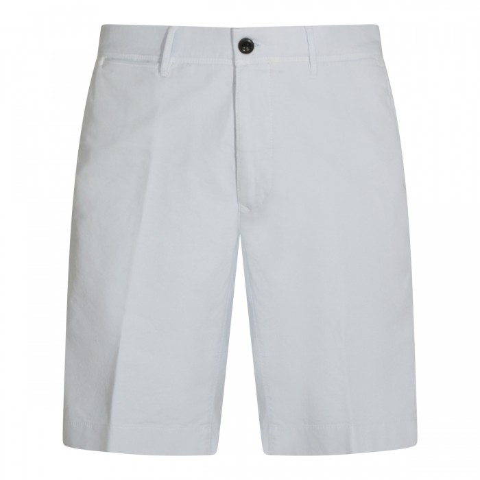 LIGHT BLUE COTTON SHORTS