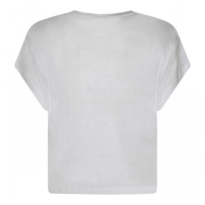 WHITE LINEN T-SHIRT 2