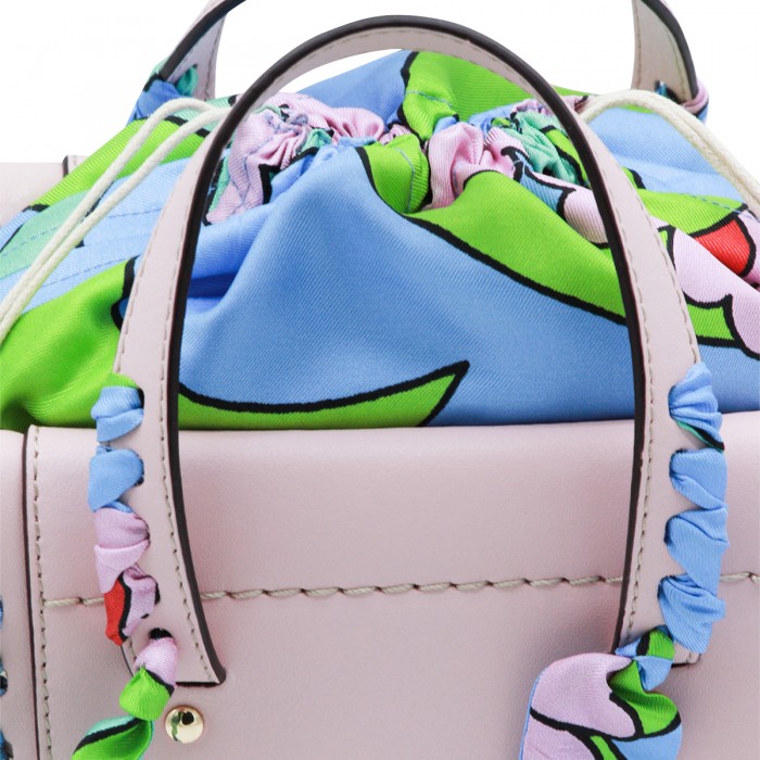 PINK RAFFIA SATCHEL 2