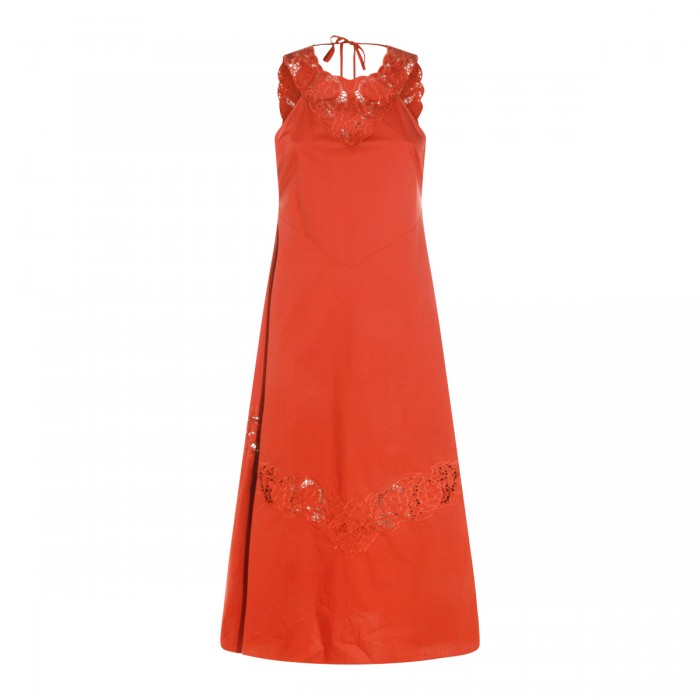 RED COTTON DRESS